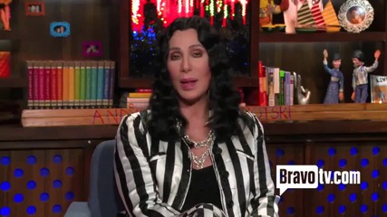 Шер Интервю 2013 2 част/ Cher Watch What Happens Live After Show Cher talks Hair