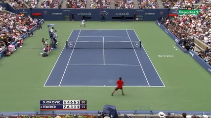 Us Open 2011 полуфинал : Роджър Федерер - Новак Джокович [ Hd 2 ]