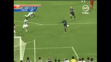 Inter 1:2 Lazio Etoo Goal