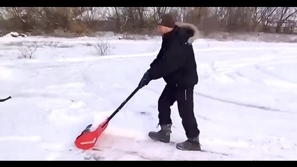 Супер лопата за почистване сняг