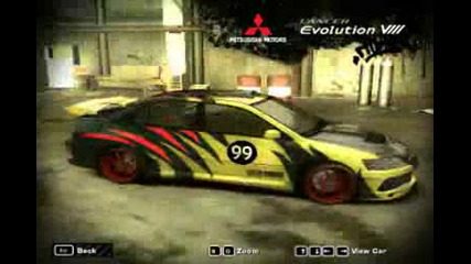 Nfs Most Wanted Mitsubishi Lancer Evolution 8