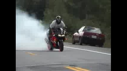 Honda Cbr Burn Out