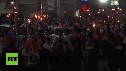 Honduras: Thousands of torch-wielding protesters rail against US interference