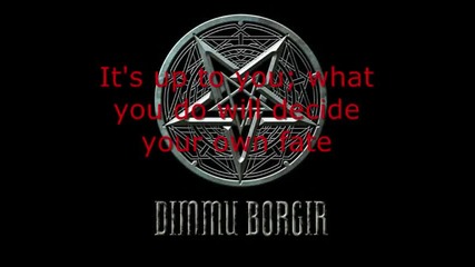 dimmu borgir burn in hell with lyrics +teksta 