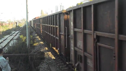 44 103 с товарен влак транзит през Подуяне разпределителна