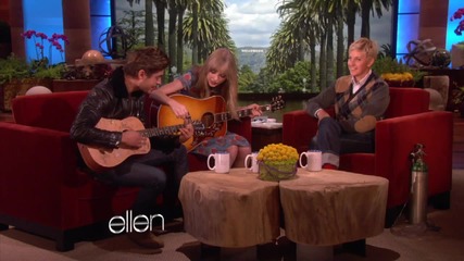 Тейлър Суифт и Зак Ефрон изпълняват песен на живо в шоуто на Ellen