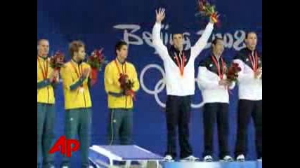 Olympics 08: Michael Phelps Wins 8th Gold