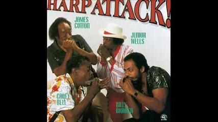 Harp Attack! - Black Night (1990) James Cotton, Junior Wells, Billy Branch, Carey Bell