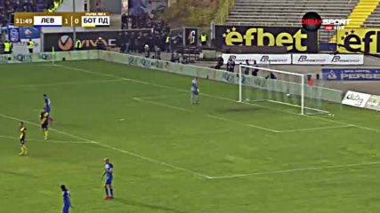 Левски - Ботев Пд 1:1 /първо полувреме/