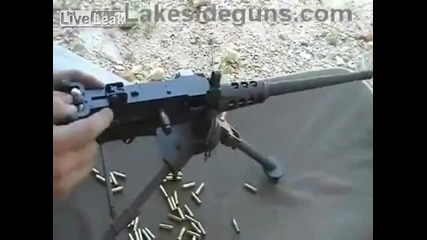 Стрелба с мини 0.5 картечница • невероятно !