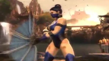 Mortal Kombat 9 - Kitana Klassic Costume Victory Pose