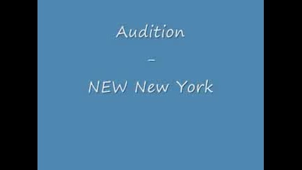 Audition - New York 