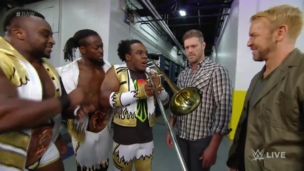 Seth Rollins, The New Day, Edge & Christian and The Dudley Boyz - Raw 9.10.2015