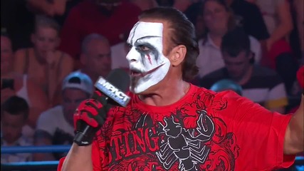 Sting Attacked While Addressing the Impact Wrestling Zone