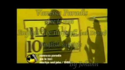 Vanessa Paradis Joe le taxi with English subtitle