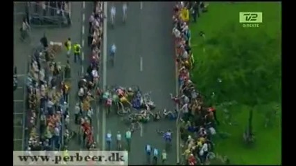 Tour de France - голям инцидент 