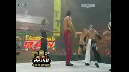 Wwe Raw 22.06.09 - Jeff Hardy,  Rey Mysterio & Khali vs Chris Jericho,  Edge & Dolph Ziggler