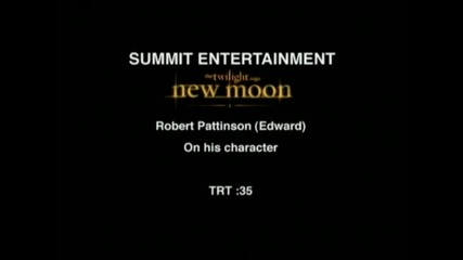 Robert Pattinson On Set Video Interview The Twilight Saga Ne 