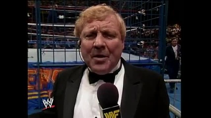 Lord Alfred Hayes on Steel Cage Construction Summerslam 1990