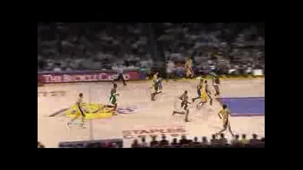 Kobe Bryant 23 La Lakers Pass Sonics Highlights