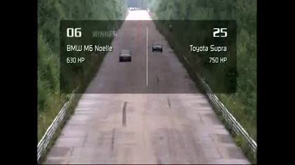 Bmw M6 vs Toyota Supra