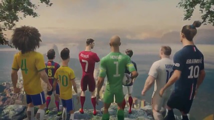 Най-новата реклама на Nike с Кристиaно Роналдо, Уейн Руни, Неймар и компания