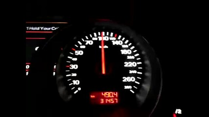 Audi A8 4.2 от 30 - 160km/h ускорение 