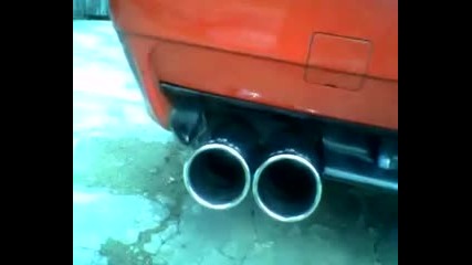 Bmw E36 325i Remus Sport exhaust sound 