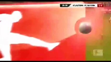 kaiserslautern - 1 - 0 - fc - bayern - munchen - ilicevic 