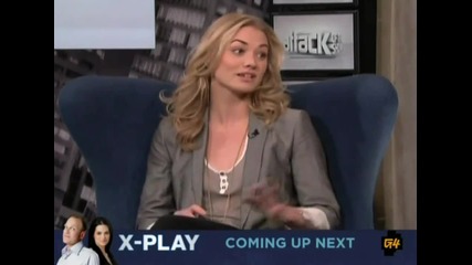 Chuck, Yvonne Strahovski, Mass Effect 2, забавно интервю 