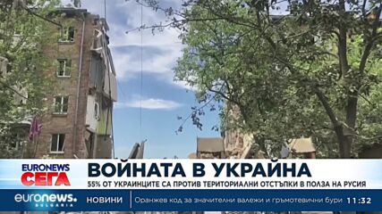 55% от украинците са против териториални отстъпки в полза на Русия