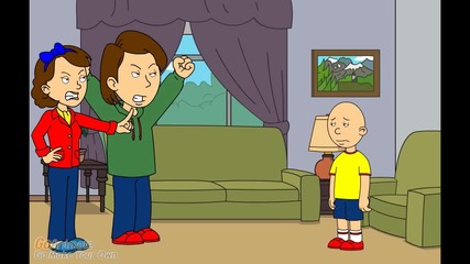 caillou gets Grounded on April Fool's Day