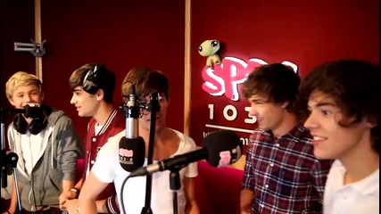 One Direction - Интервю за радио spin 1038 част 2