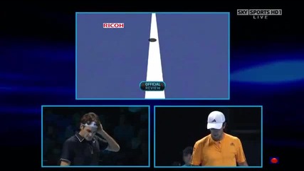 Federer vs Verdasco 2009 Atp World Tour Finals - Group Stage - (part 2 2) 