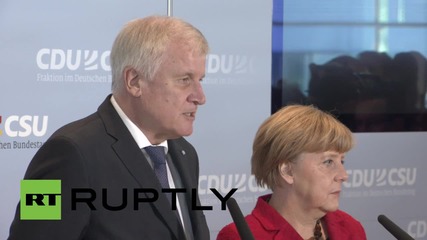 Germany: Merkel's Christian Democrats announce agreement on refugee response
