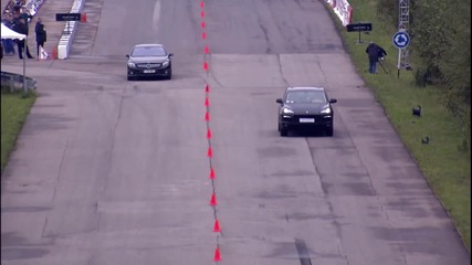 Mercedes Cl63 Amg vs Porsche Cayenne Turbo