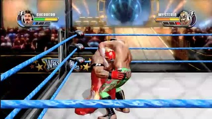 Wwe All Stars Eddie Guerrero s vs Rey Mysterio - Intense Cage Match 