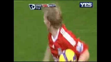 Liverpool - Manchester City Dirk Kuyt Goal