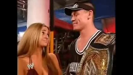 John Cena and Maria Kanellis