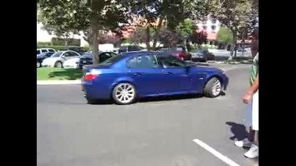 Bmw M5 burnout