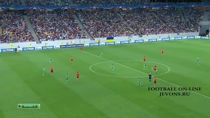 Шахтьор ( Донецк ) 2:2 Рапид ( Виена ) 25.08.2015