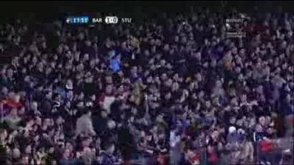 17.03.2010 Barcelona - Stuttgart Goal on 1:0 Messi 