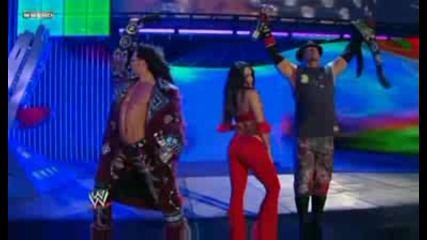 Wwe 27.03.09 Carlito & Primo & Brie vs John Morrison & The Miz & Niki