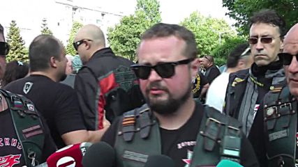 България: Протести по пътя на тура на "Нощните вълци"