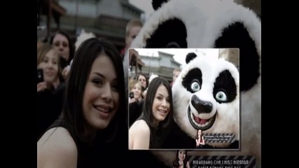 Miranda Cosgrove likes furry animals! 