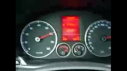 Golf Gt вдига 200km/h 
