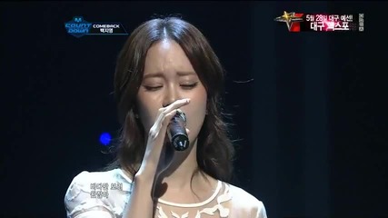 Baek Ji Young - Voice @ M!countdown (17.05.2012)