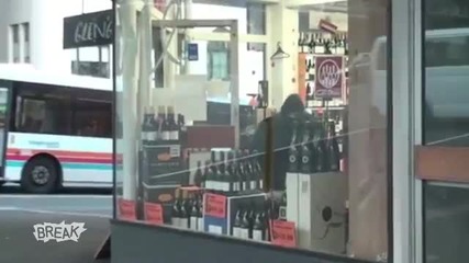 Градски нинджа плаши хората {смях}