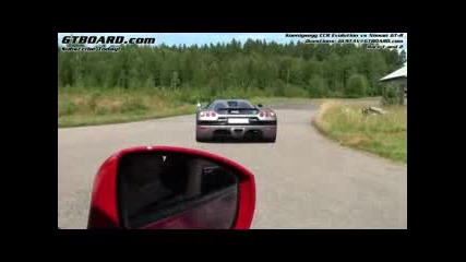 Nissan Gtr vs Koenigsegg Ccr Evolution 