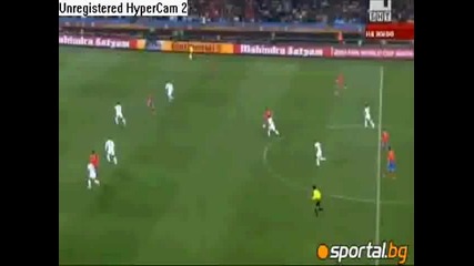 Испания - Хондурас 2:0 (групова фаза Световно 2010 Юар)